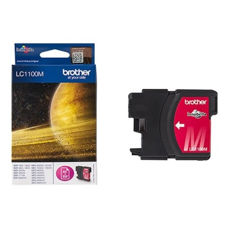 BROTHER LC1100M Tusz Brother LC1100M magenta 325str DCP395CN / DCP585CW / DCP6690CW