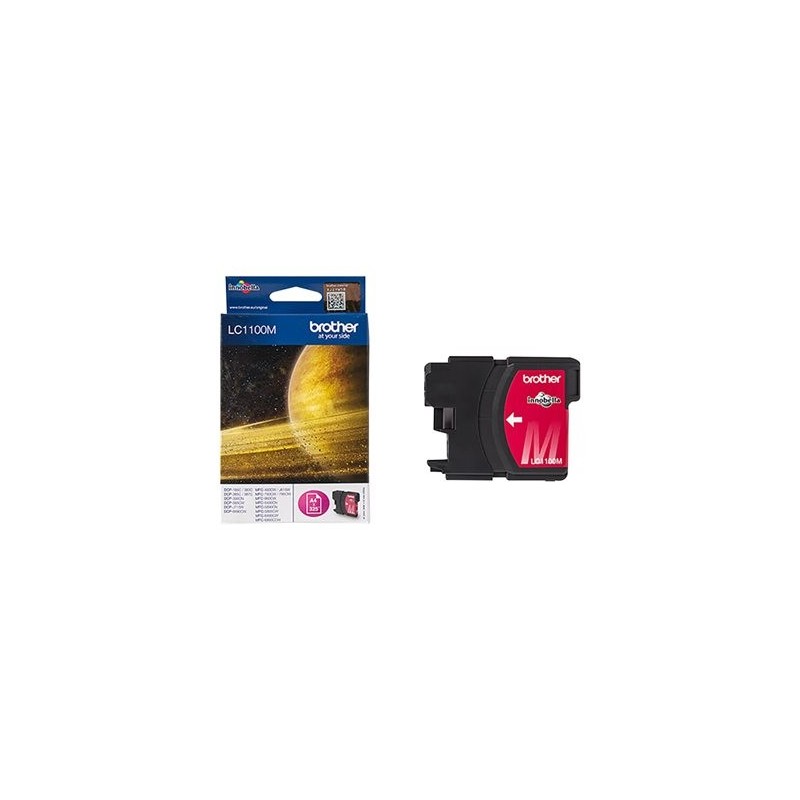 BROTHER LC1100M Tusz Brother LC1100M magenta 325str DCP395CN / DCP585CW / DCP6690CW