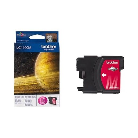 BROTHER LC1100M Tusz Brother LC1100M magenta 325str DCP395CN / DCP585CW / DCP6690CW