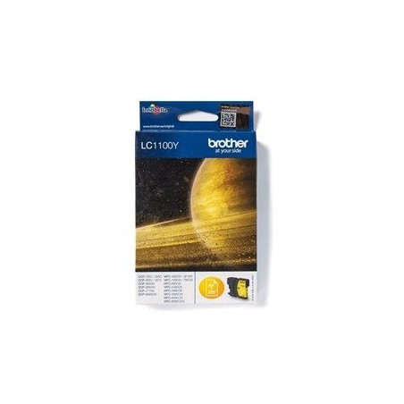 BROTHER LC1100Y Tusz Brother LC1100Y yellow 325str DCP395CN / DCP585CW / DCP6690CW