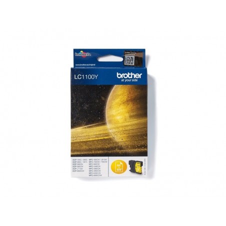BROTHER LC1100Y Tusz Brother LC1100Y yellow 325str DCP395CN / DCP585CW / DCP6690CW