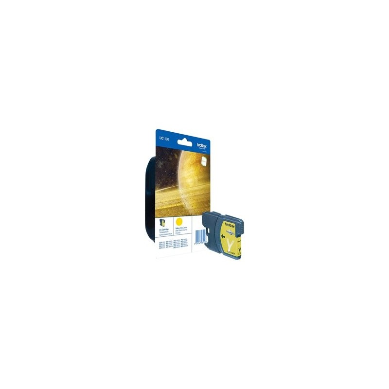 BROTHER LC1100Y Tusz Brother LC1100Y yellow 325str DCP395CN / DCP585CW / DCP6690CW