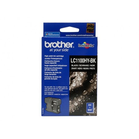BROTHER LC1100HYBK Tusz Brother LC1100HYBK black 900str DCP6690CW / MFC5895 / 6490 / 6890