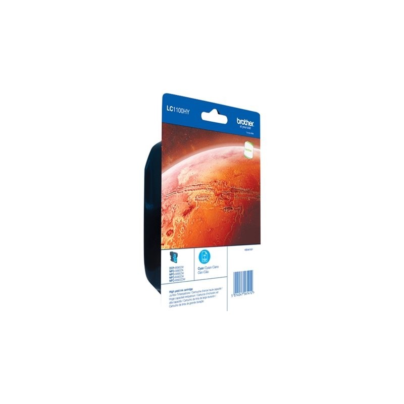 BROTHER LC1100HYC Tusz Brother LC1100HYC cyan 750str DCP6690CW