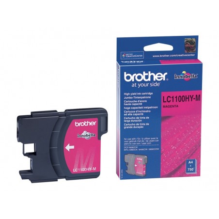 BROTHER LC1100HYM Tusz Brother LC1100HYM magenta 750str DCP6690CW