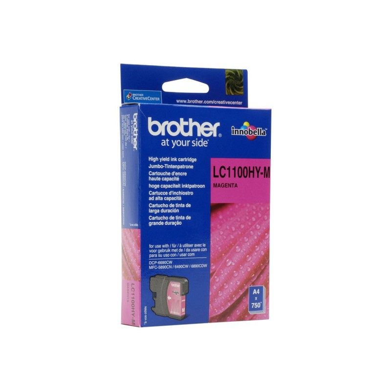 BROTHER LC1100HYM Tusz Brother LC1100HYM magenta 750str DCP6690CW BROTHER LC1100HYM Tusz Brother LC1100HYM magenta 750str DCP6690CW