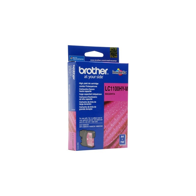 BROTHER LC1100HYM Tusz Brother LC1100HYM magenta 750str DCP6690CW