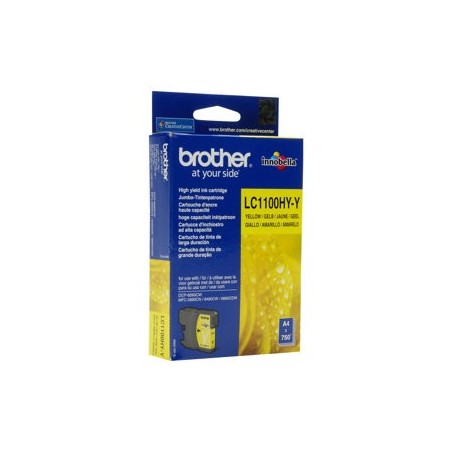 BROTHER LC1100HYY Tusz Brother LC1100HYY yellow 750str DCP6690CW