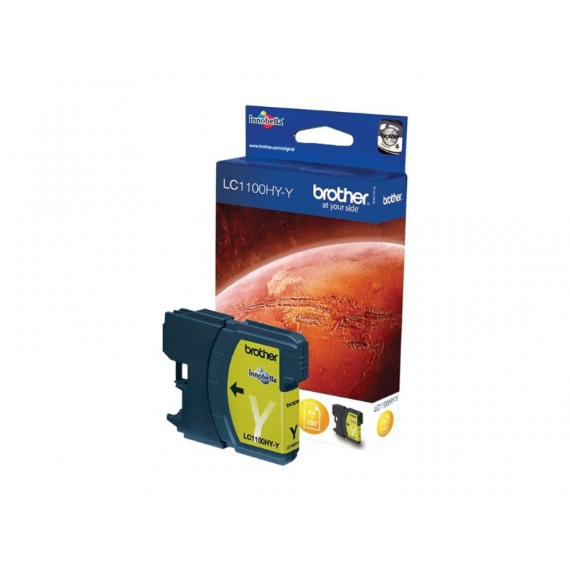 BROTHER LC1100HYY Tusz Brother LC1100HYY yellow 750str DCP6690CW