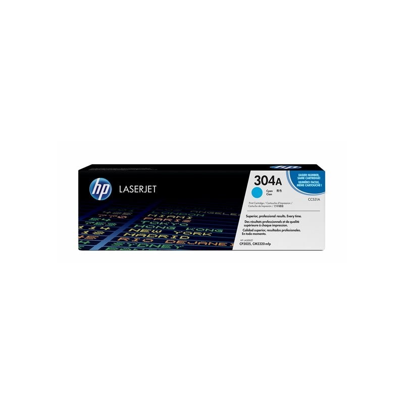 HP CC531A Toner HP 304A cyan 2800str Color LaserJet CP2025/CM2320