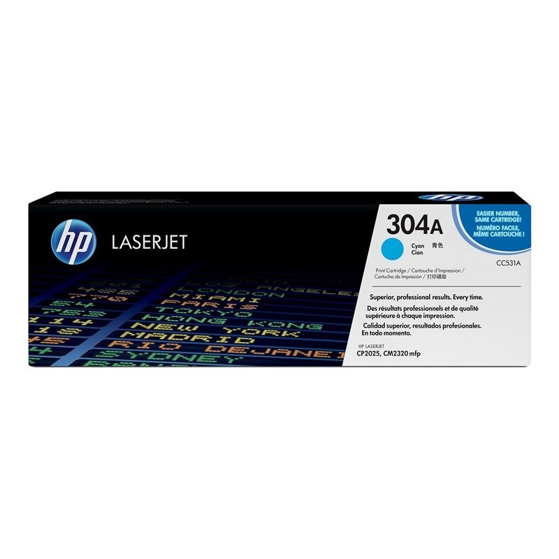 HP CC531A Toner HP 304A cyan 2800str Color LaserJet CP2025/CM2320