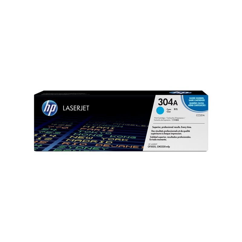 HP CC531A Toner HP 304A cyan 2800str Color LaserJet CP2025/CM2320