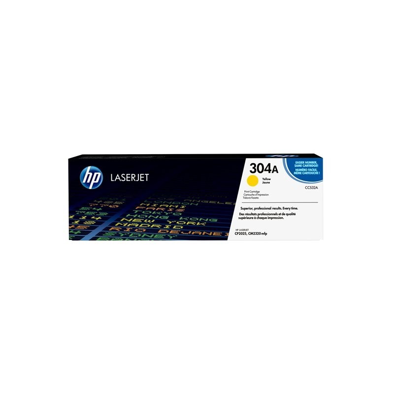 HP CC532A Toner HP 304A yellow 2800str Color LaserJet CP2025/CM2320