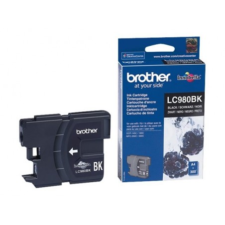 BROTHER LC980BK Tusz Brother LC980BK black 300str DCP145C / DCP165C / MFC250C / MFC290C