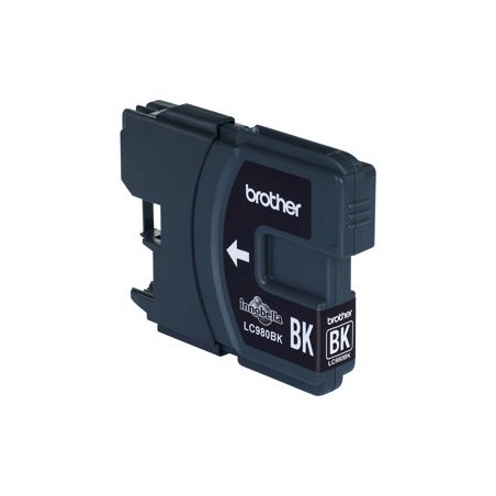 BROTHER LC980BK Tusz Brother LC980BK black 300str DCP145C / DCP165C / MFC250C / MFC290C