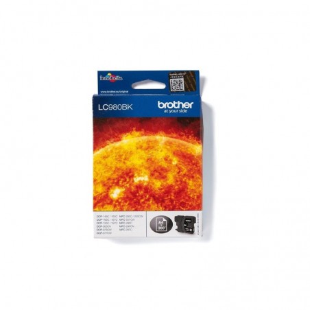 BROTHER LC980BK Tusz Brother LC980BK black 300str DCP145C / DCP165C / MFC250C / MFC290C