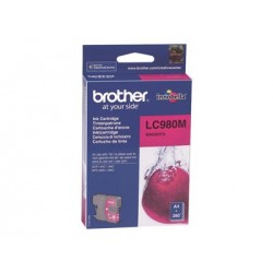 BROTHER LC980M Tusz Brother LC980M magenta 260str DCP145C / DCP165C / MFC250C / MFC290C