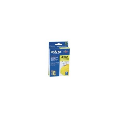 BROTHER LC980Y Tusz Brother LC980Y yellow 260str DCP145C / DCP165C / MFC250C / MFC290C