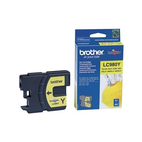 BROTHER LC980Y Tusz Brother LC980Y yellow 260str DCP145C / DCP165C / MFC250C / MFC290C