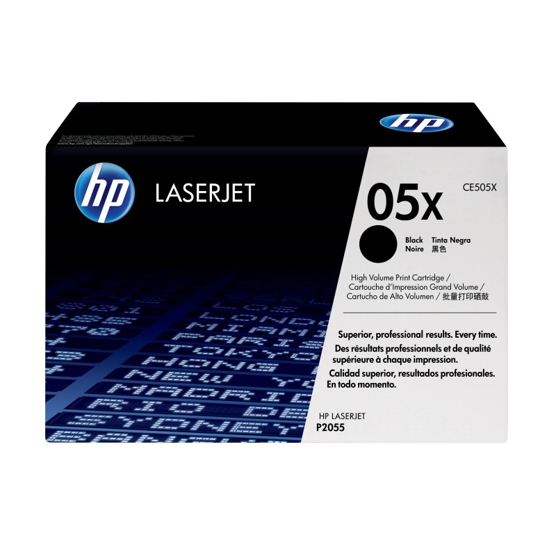 HP CE505X Toner HP black 6500str HP LaserJet P2055d/P2055dn HP CE505X Toner HP black 6500str HP LaserJet P2055d/P2055dn