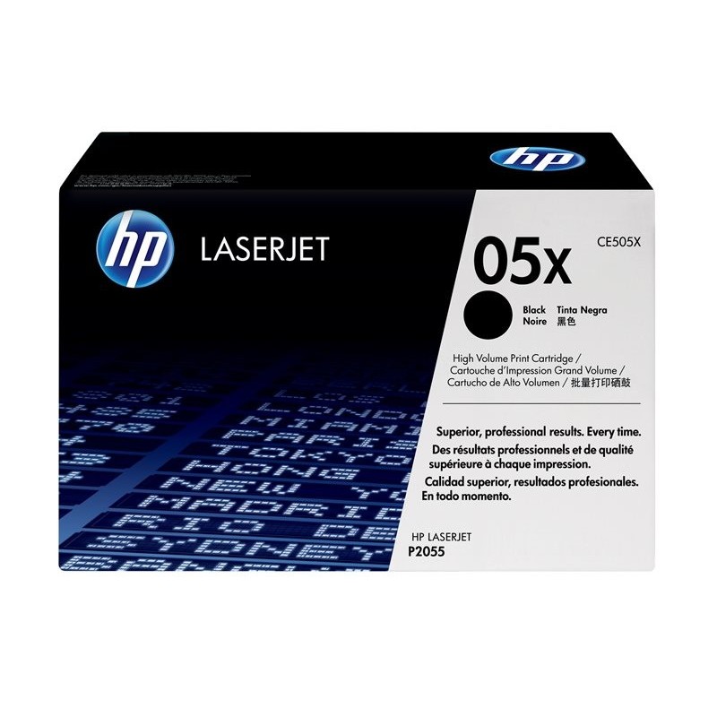 HP CE505X Toner HP black 6500str HP LaserJet P2055d/P2055dn HP CE505X Toner HP black 6500str HP LaserJet P2055d/P2055dn