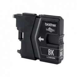 BROTHER LC985BK Tusz Brother LC985BK black 300pgs DCPJ125/J315w/J515w/J220/J265w