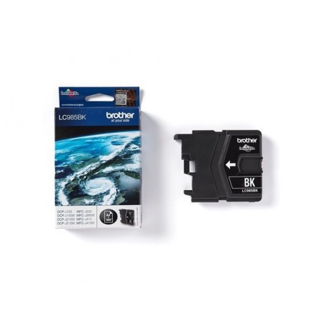 BROTHER LC985BK Tusz Brother LC985BK black 300pgs DCPJ125/J315w/J515w/J220/J265w