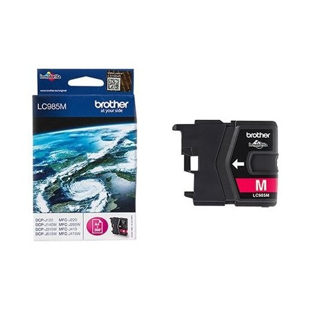 BROTHER LC985M Tusz Brother LC985M magenta 260str DCPJ125 / J315w / J515w / J220 / J265w