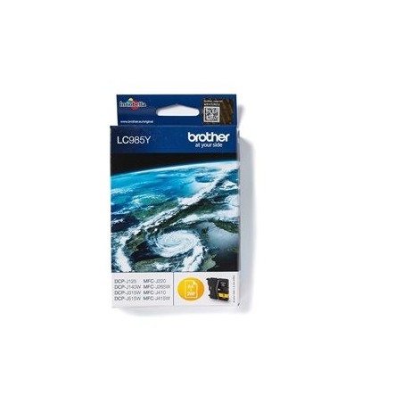 BROTHER LC985Y Tusz Brother LC985Y yellow 260str DCPJ125 / J315w / J515w / J220 / J265w