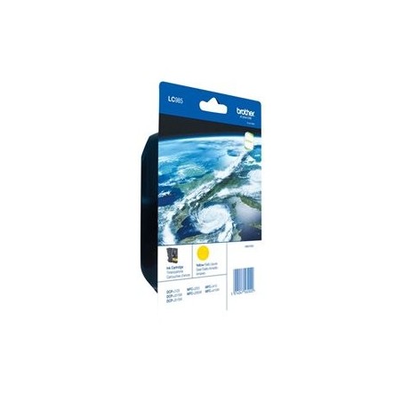 BROTHER LC985Y Tusz Brother LC985Y yellow 260str DCPJ125 / J315w / J515w / J220 / J265w