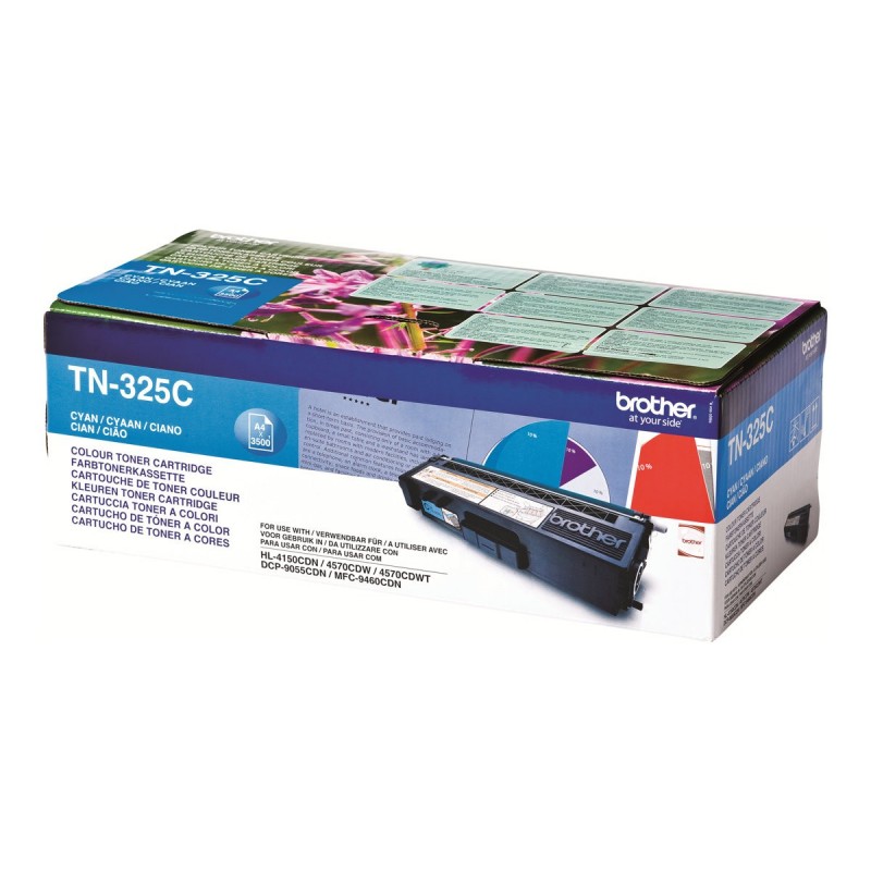 BROTHER TN325C Toner Brother TN325C cyan 3500str HL 4150CDN / 4570CDW / DCP-9270CDN