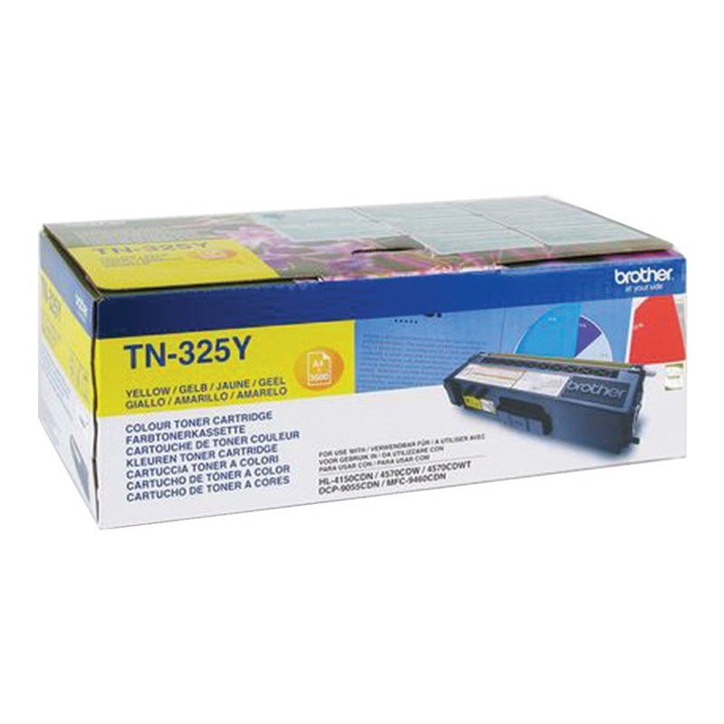 BROTHER TN325Y Toner Brother TN325Y yellow 3500str HL 4150CDN / 4570CDW / DCP-9270CDN