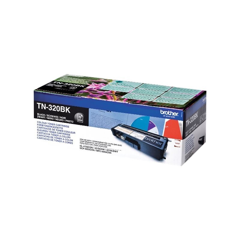 BROTHER TN320BK Toner Brother TN320BK black 2500str HL 4150CDN / 4570CDW / DCP-9270CDN