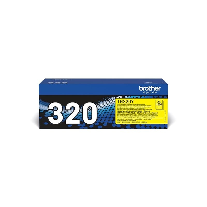 BROTHER TN320Y Toner Brother TN320Y yellow 1500str HL 4150CDN / 4570CDW / DCP-9270CDN