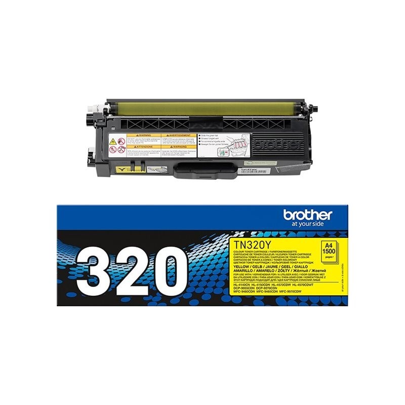 BROTHER TN320Y Toner Brother TN320Y yellow 1500str HL 4150CDN / 4570CDW / DCP-9270CDN