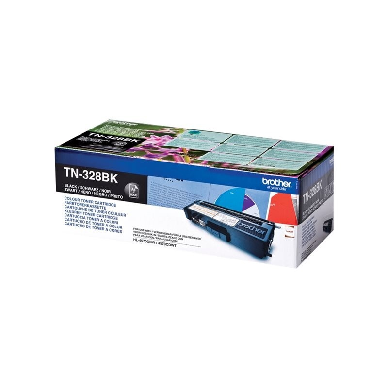 BROTHER TN328BK Toner Brother TN328BK black 6 000str HL 4570CDW / DCP-9270CDN