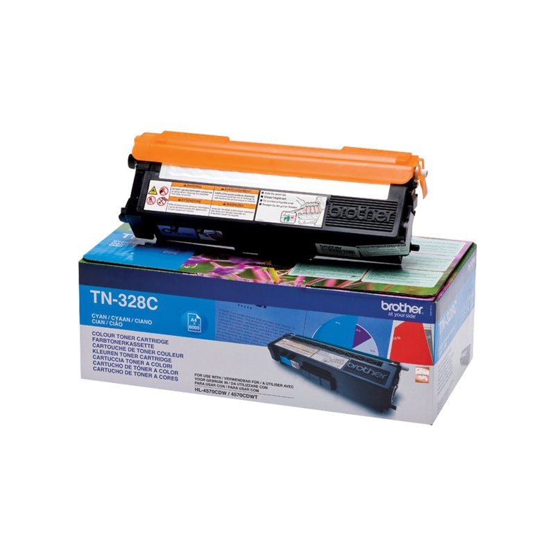 BROTHER TN328C Toner Brother TN328C cyan 6 000str HL 4570CDW / DCP-9270CDN