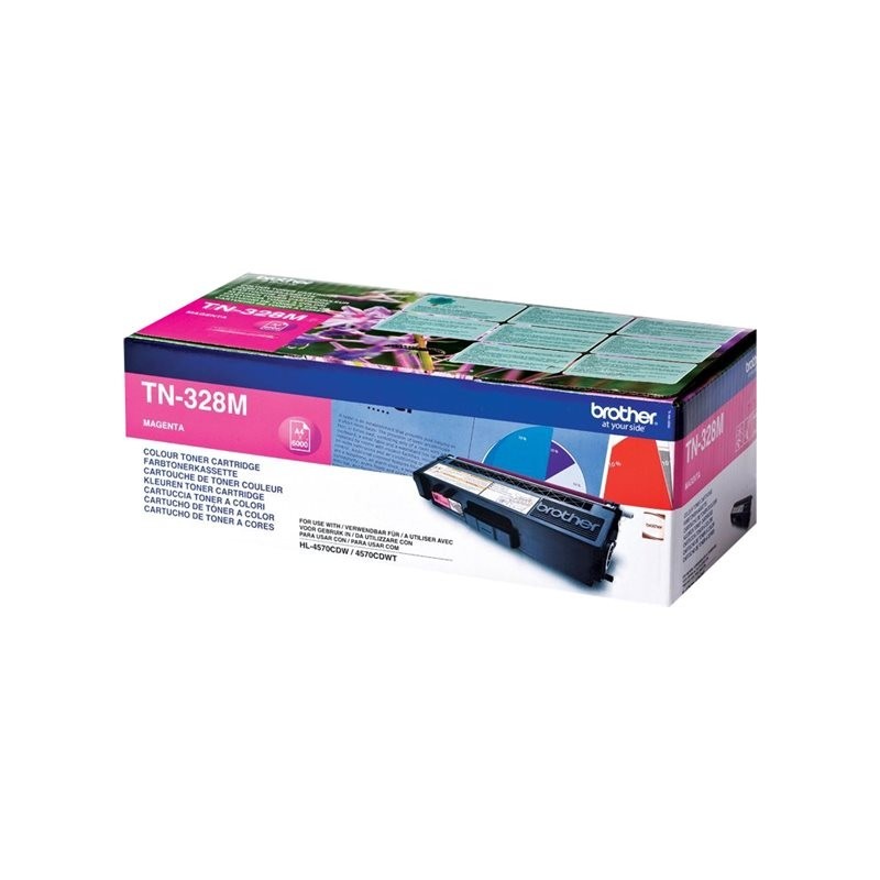 BROTHER TN328M Toner Brother TN328M magenta 6 000str HL 4570CDW / DCP-9270CDN