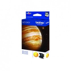BROTHER LC1240Y Tusz Brother LC1240Y yellow 600str DCP-J525W / DCP-J725DW / MFC-J625DW