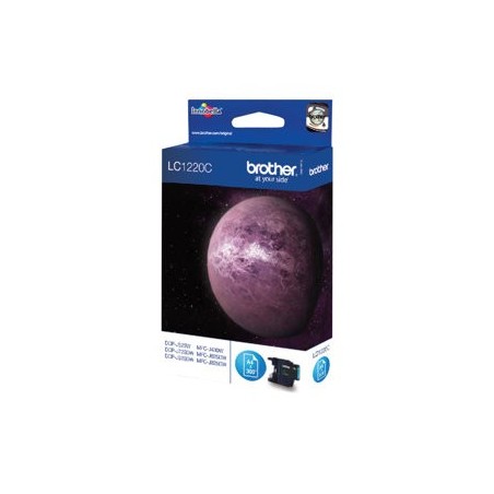 BROTHER LC1220C Tusz Brother LC1220C cyan 300str DCP-J725DW / DCP-J925DW / MFC-J430W
