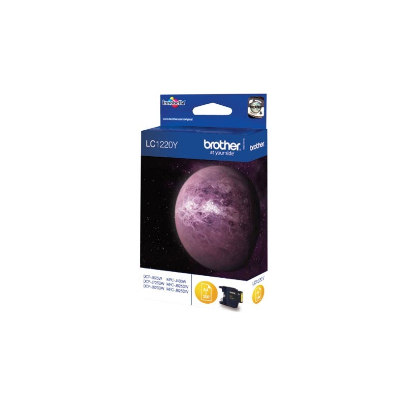 BROTHER LC1220Y Tusz Brother LC1220Y yellow 300str DCP-J725DW / DCP-J925DW / MFC-J430W