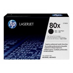 HP CF280X Toner HP 80X black 6800str LJ Pro 400 M401/MFP M425 HP CF280X Toner HP 80X black 6800str LJ Pro 400 M401/MFP M425