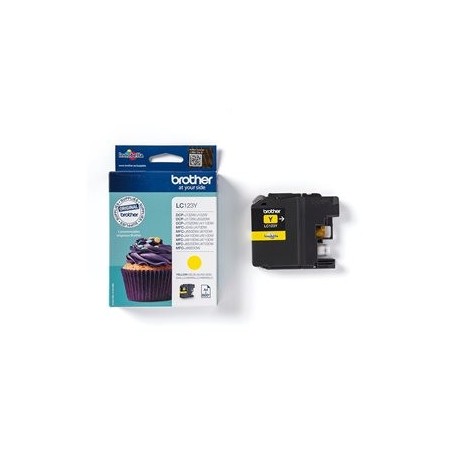 BROTHER LC123Y Brother LC123Y Cartus yellow ptr MFCJ4410DW/MFCJ4510DW - 600 pagini