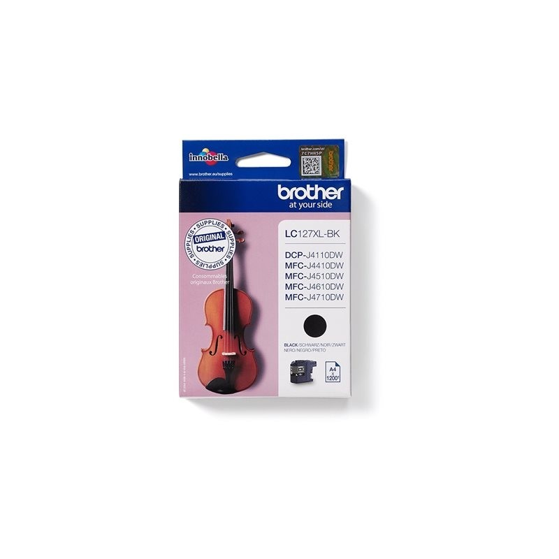 BROTHER LC127XLBK Brother LC127XLBK Cartus negru de capacitate mare -1.200 pagini
