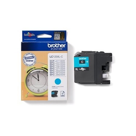 BROTHER LC125XLC Brother LC125XLC Cartus cyan de capacitate mare - 1.200 pagini
