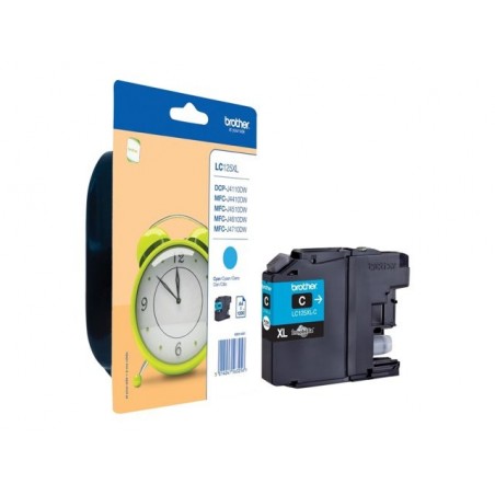 BROTHER LC125XLC Brother LC125XLC Cartus cyan de capacitate mare - 1.200 pagini