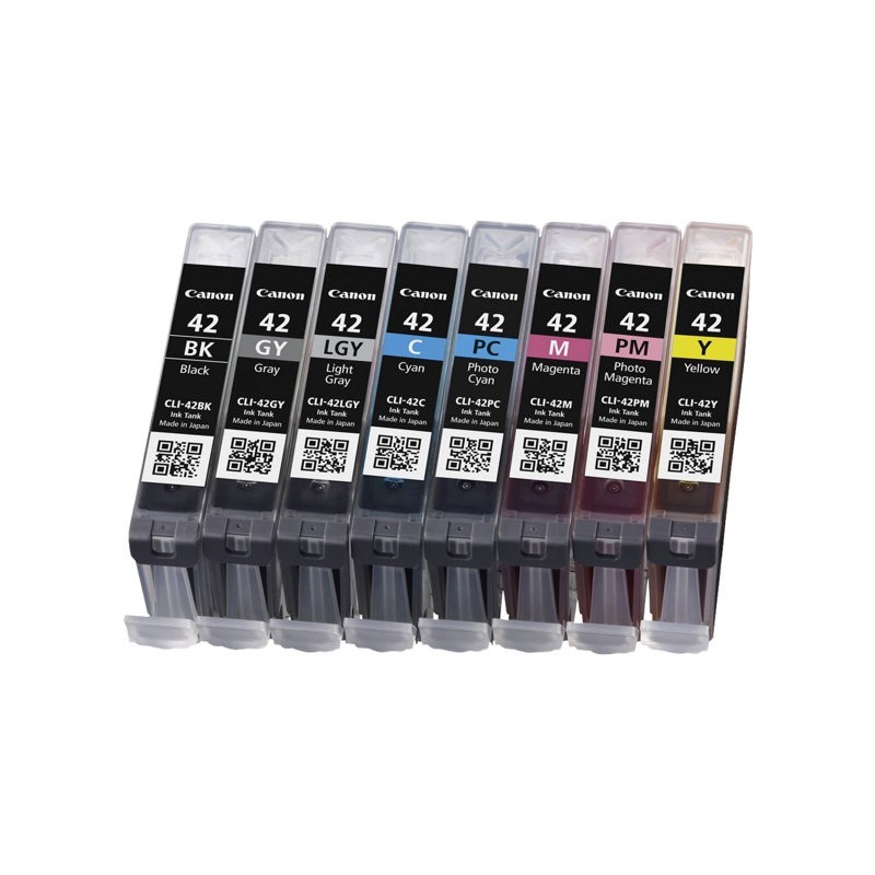 CANON 1LB CLI-42 8inks ink cartridge black and colour standard capacity multipack full 8 inks