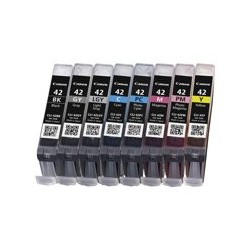 CANON 1LB CLI-42 8inks ink cartridge black and colour standard capacity multipack full 8 inks
