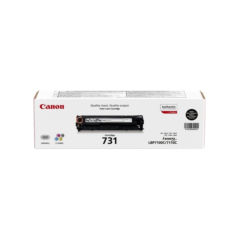 CANON 6272B002 Toner Canon 731 BK i-SENSYS LBP7100/LBP7110 CANON 6272B002 Toner Canon 731 BK i-SENSYS LBP7100/LBP7110