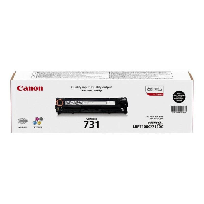 CANON 6272B002 Toner Canon 731 BK i-SENSYS LBP7100/LBP7110 CANON 6272B002 Toner Canon 731 BK i-SENSYS LBP7100/LBP7110